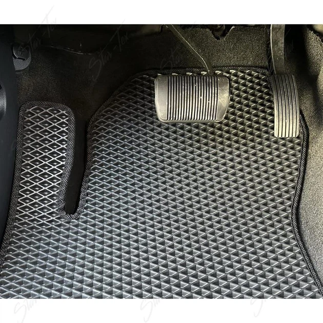 Комплект ковриков в салон Star-Tex на Jeep Compass I (MK49) (2006 - 2016) EVA/Ромб Серый - изображение 4