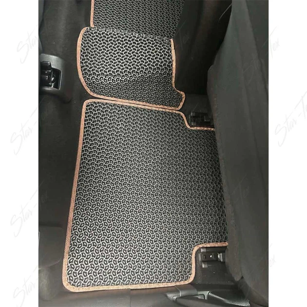 Комплект ковриков в салон Star-Tex на Nissan X-Trail III (T32) (2014 - 2017) EVA/Капля Черный - изображение 5