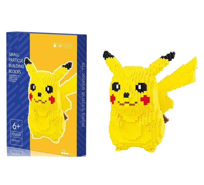 Конструктор фигурка LP BRICKS Пикачу Pikachu Pokemon - Фото 1 Конструктор фигурка LP BRICKS Пикачу Pikachu Pokemon - изображение 1