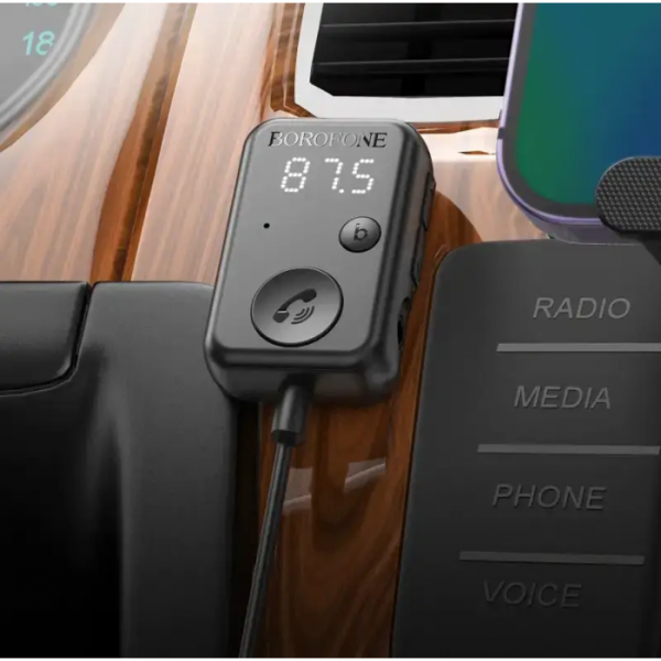 Автомобильный FM модулятор Borofone BC49 June USB трансмиттер с Bluetooth V5.3 - изображение 7