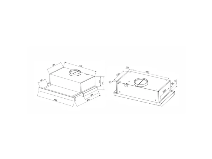 Витяжка телескопічна ELEYUS ORION 650 LED 60 BL - изображение 7