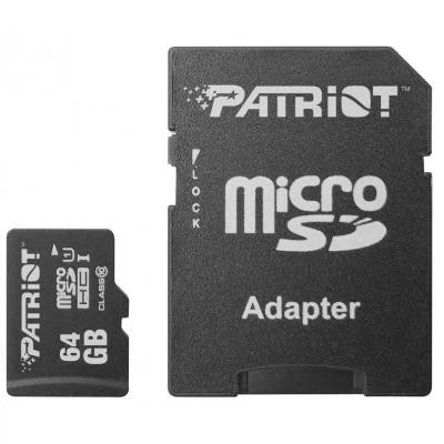 Карта памяти Patriot 64GB microSD class10 UHS-1 (PSF64GMCSDXC10) Patriot PSF64GMCSDXC10 912979 - Фото 2 Карта памяти Patriot 64GB microSD class10 UHS-1 (PSF64GMCSDXC10) Patriot PSF64GMCSDXC10 912979 - изображение 2