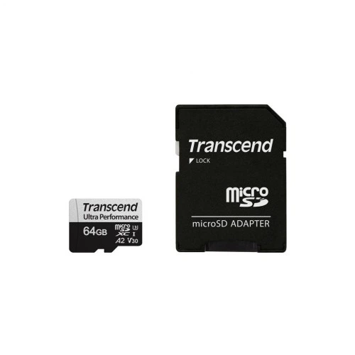 Карта памяти Transcend 64GB microSDXC class 10 UHS-I U3 A2 (TS64GUSD340S) Transcend TS64GUSD340S 913236 - Фото 1 Карта памяти Transcend 64GB microSDXC class 10 UHS-I U3 A2 (TS64GUSD340S) Transcend TS64GUSD340S 913236 - изображение 1