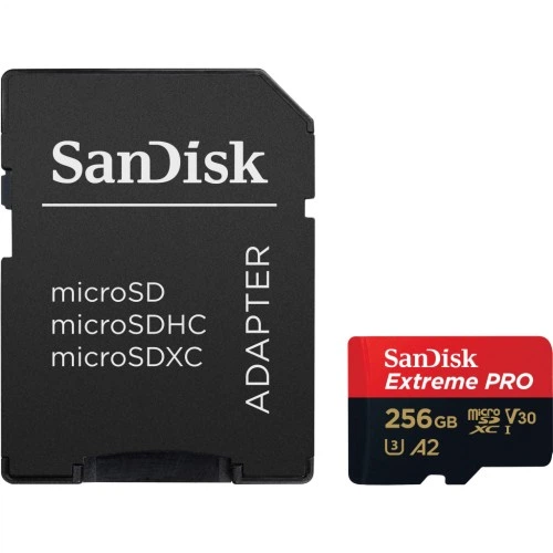 Карта пам'яті SanDisk 256 GB microSDXC UHS-I U3 Extreme Pro+SD Adapter (SDSQXCD-256G-GN6MA) SANDISK SDSQXCD-256G-GN6MA 913296 - Фото 1 Карта пам'яті SanDisk 256 GB microSDXC UHS-I U3 Extreme Pro+SD Adapter (SDSQXCD-256G-GN6MA) SANDISK SDSQXCD-256G-GN6MA 913296 - зображення 1