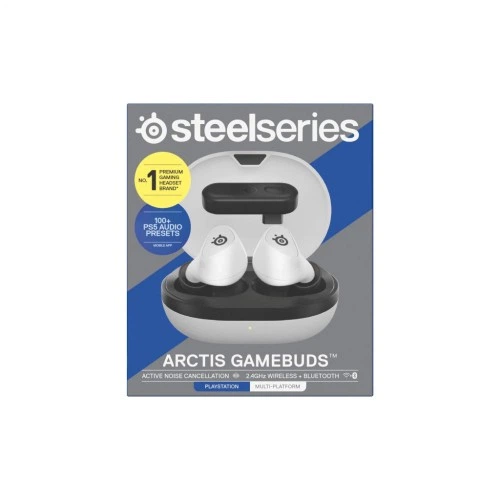 Навушники SteelSeries Arctis GameBuds Bluetooth White (61682) SteelSeries 61682 921992 - Фото 5 Навушники SteelSeries Arctis GameBuds Bluetooth White (61682) SteelSeries 61682 921992 - зображення 5