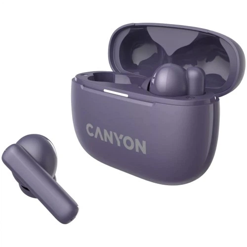 Навушники Canyon TWS-10 OnGo ANC ENC Purple (CNS-TWS10PL) CANYON CNS-TWS10PL 921465 - зображення 4