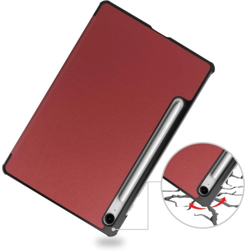 Чохол до планшета BeCover Smart Case Samsung Galaxy Tab S10 FE Plus (SM-X620/SM-X626) 13.1" Red Wine (713385) BeCover 713385 919556 - Фото 4 Чохол до планшета BeCover Smart Case Samsung Galaxy Tab S10 FE Plus (SM-X620/SM-X626) 13.1" Red Wine (713385) BeCover 713385 919556 - зображення 4