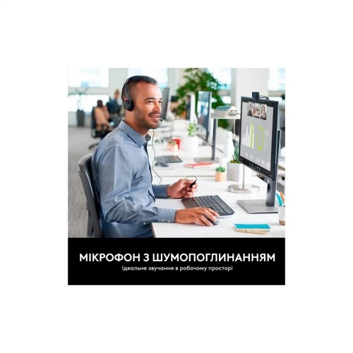 Наушники Logitech PC 960 Stereo Headset USB (981-000100) Logitech 981-000100 920133 - Фото 2 Наушники Logitech PC 960 Stereo Headset USB (981-000100) Logitech 981-000100 920133 - изображение 2