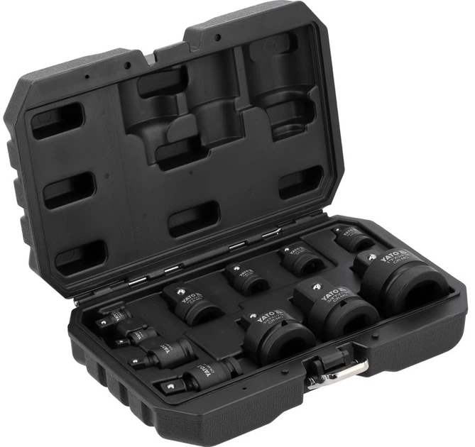 Набір редукцій і ударних шарнірів Yato YT-10646 11 елементів (5906083116490) - зображення 2