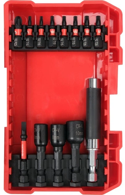 Набір насадок Yato YT-04616 ударних викруткових 37 шт (5906083114168) - зображення 3