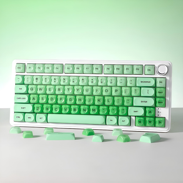 Комплект кейкапів XVX Green Jelly для клавіатури, 132 штуки - зображення 8
