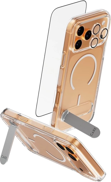 Szkło hartowane CARE by PanzerGlass Feature Kick 3 in 1 do Apple iPhone 17 Pro Max etui + szkło hartowane + szkło do obiektywów (5715685027369) - obraz 2