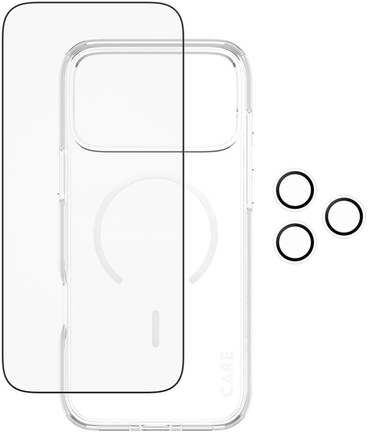 Захисне скло CARE by PanzerGlass Flagship Explorer 3 in 1 для Apple iPhone 17 Pro Max чохол + Захисне скло + Захисне скло для камери (5715685027406) - зображення 3