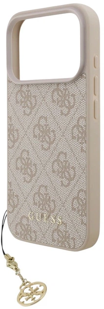 Панель Guess 4G Charms Collection MagSafe для Apple iPhone 17 Pro Pink (3666339525934) - зображення 4