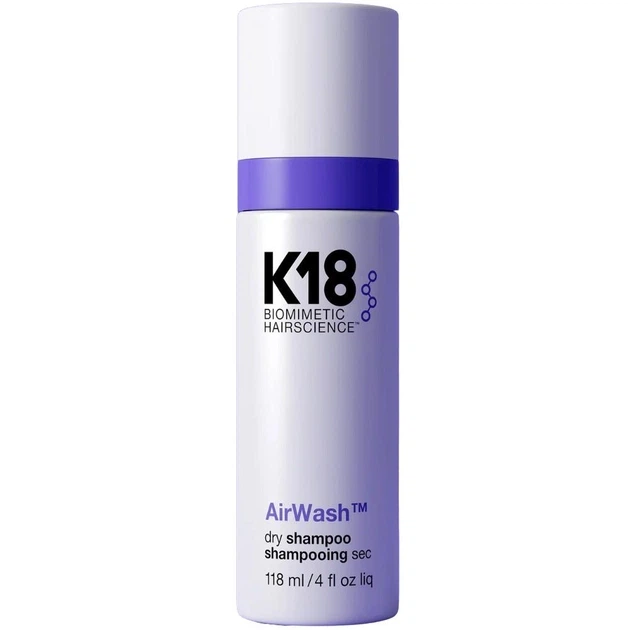 Неаэрозольный сухой шампунь K18 AirWash Dry Shampoo 118 ml - Фото 4 Неаэрозольный сухой шампунь K18 AirWash Dry Shampoo 118 ml - изображение 4