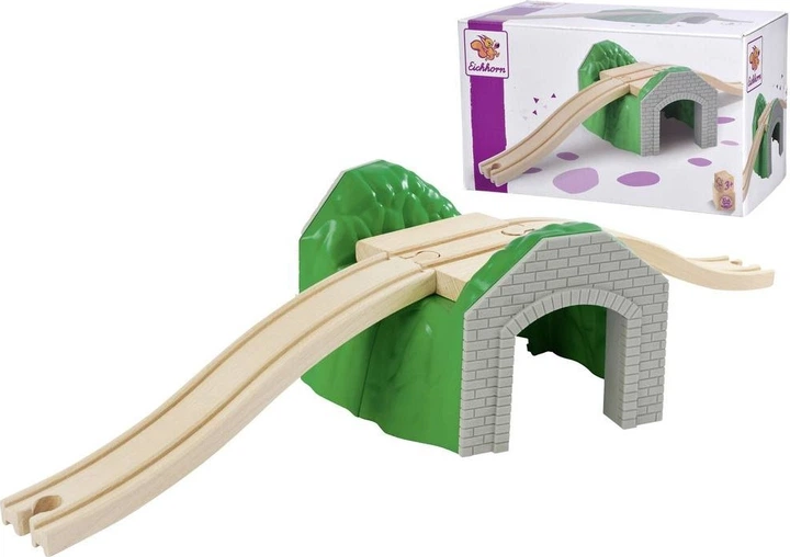 Залізнична колія Eichhorn з тунелем 5 елементів 5632919 (4003046009170) - зображення 2