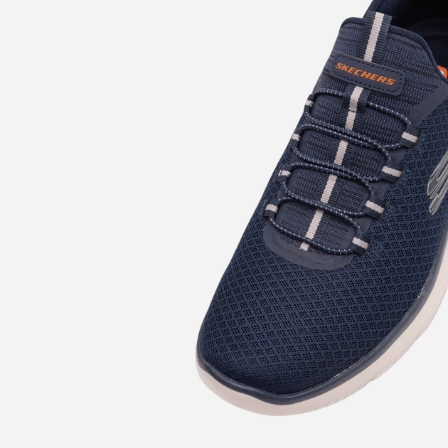 Мужские кроссовки Skechers Summits Slip Ins 232457 NVY 5905588465706 41 26.5 см Синие (5905588465720) - изображение 6