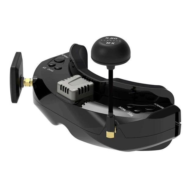 Видеошлем Skyzone SKY02O SteadyView 5.8 ГГц OLED 640×400, 48 каналов, DVR до 64 ГБ, Head Tracker, черный - изображение 10