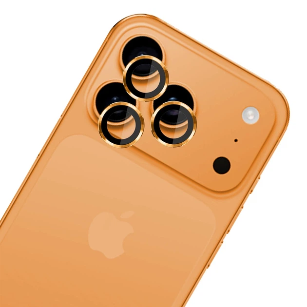 Szkło hartowane 3MK Lens Protection Pro do Apple iPhone 17 Pro / 17 Pro Max Orange (5903108670050) - obraz 4