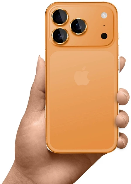 Szkło hartowane 3MK Lens Protection Pro do Apple iPhone 17 Pro / 17 Pro Max Orange (5903108670050) - obraz 6