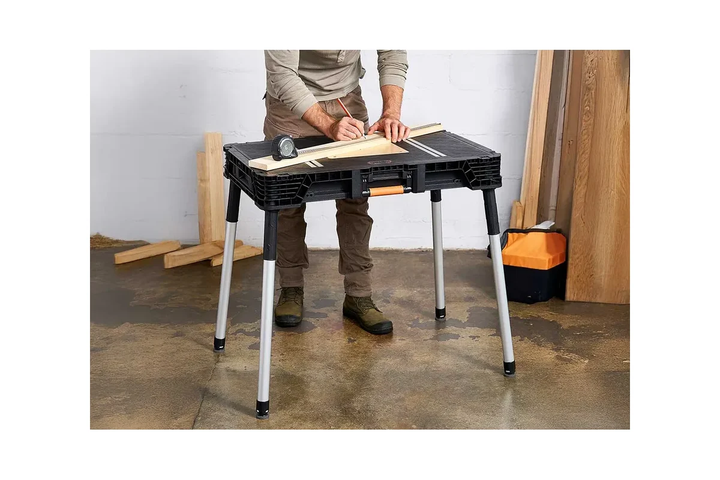 Верстак-стіл переносний Keter Wood plate Jobmade 261951 - изображение 3
