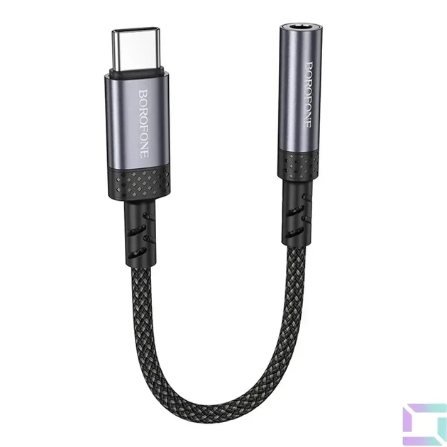 Кабель Перехідник BOROFONE BV24 Type-C to AUX 3.5 - изображение 7