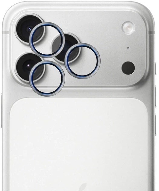 Szkło hartowane 3MK HARDY Lens Protection Pro do Apple iPhone 17 Pro / 17 Pro Max Grey (5903108670074) - obraz 3