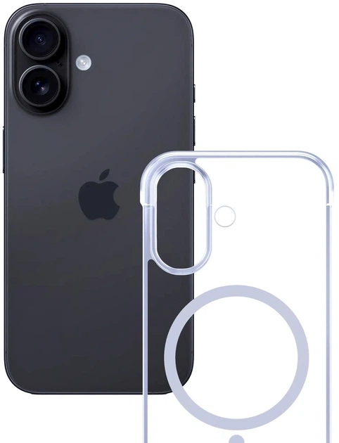 Панель 3MK Just20g MagCase для Apple iPhone 17 Clear (5903108664783) - зображення 2