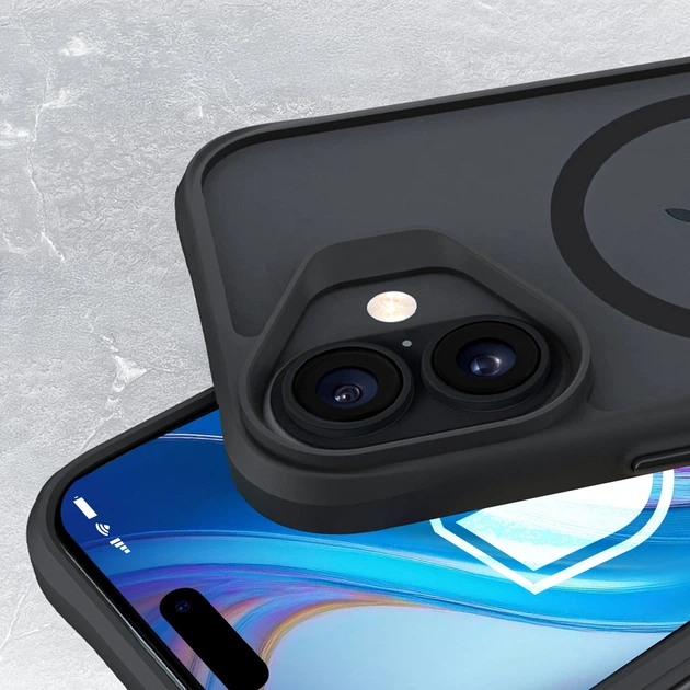 Панель 3MK Satin Armor MagCase для Apple iPhone 17 Black (5903108664509) - зображення 5