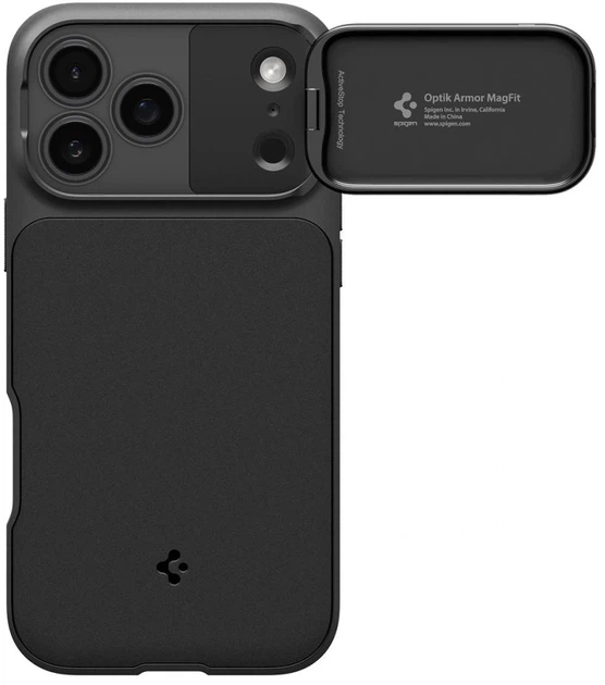 Панель Spigen Optik Armor MagSafe для Apple iPhone 17 Pro Max Black (8800283310290) - зображення 2
