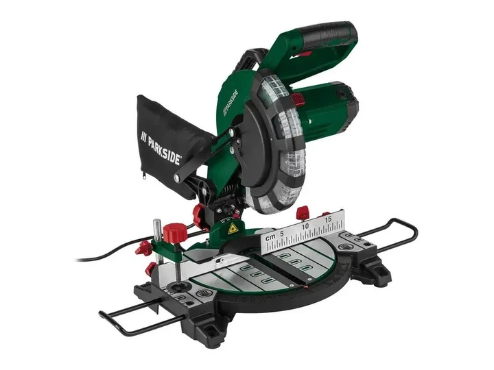 Пила торцювальна Parkside PKS 1500 C4 1500Вт Торцювання для дерев - изображение 2