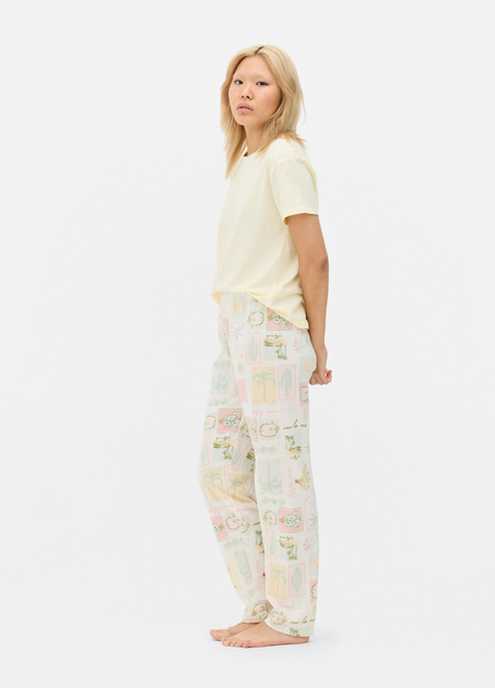 Пижамные хлопковые штаны Primark Bottom Pyjama XXS Низ пижамы Желтый (8925) - Фото 2 Пижамные хлопковые штаны Primark Bottom Pyjama XXS Низ пижамы Желтый (8925) - изображение 2
