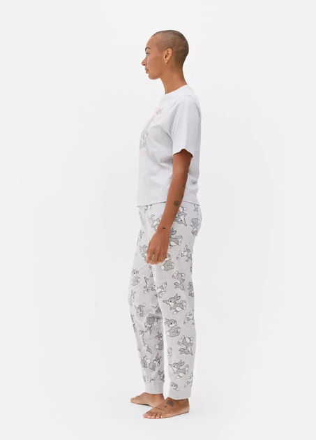 Пижамные хлопковые штаны Primark Printed Bottom Pyjama XXS Низ пижамы Серый (8948) - изображение 2