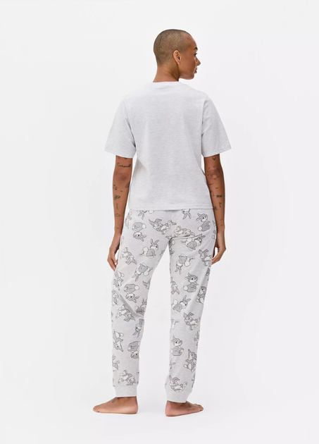 Пижамные хлопковые штаны Primark Printed Bottom Pyjama XXS Низ пижамы Серый (8948) - изображение 3