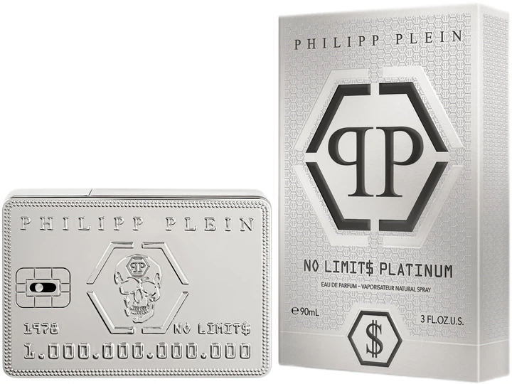 Парфумована вода для чоловіків Philipp Plein No Limits Platinum 90 мл (7640365141128) - зображення 3