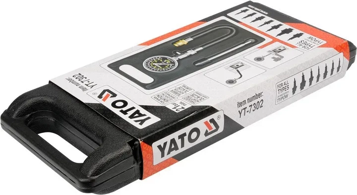 Компресометр для бензинових двигунів YATO (YT7302) - изображение 4