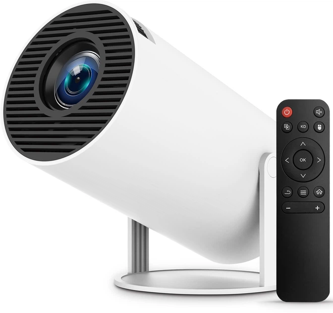 Мініпроектор з WiFi та Bluetooth Android TV 11.0 і підтримкою WiFi 2.4G/5G та Bluetooth - зображення 2