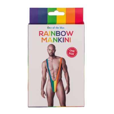 Стрінги чоловічі Rainbow Mankini One Size - Фото 3 Стрінги чоловічі Rainbow Mankini One Size - зображення 3