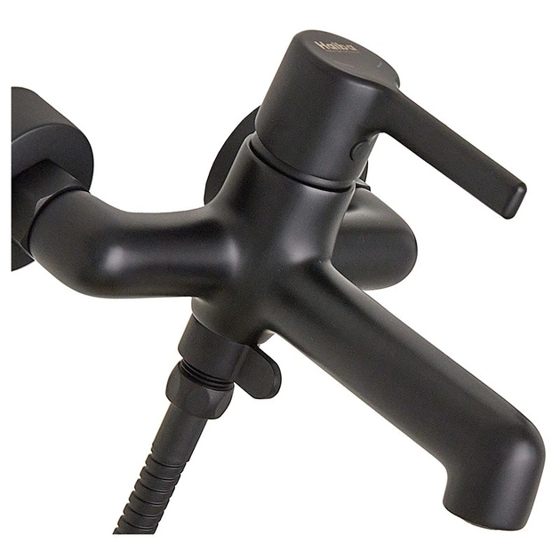 Змішувач для ванни Haiba Markus 009 Euro Black (HB3975) HB3975 - Фото 3 Змішувач для ванни Haiba Markus 009 Euro Black (HB3975) HB3975 - зображення 3
