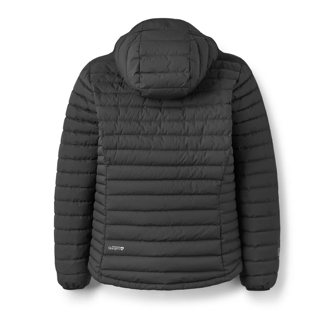 Куртка мужская пуховая Rab Microlight Windstopper Hoody, Black, L (RB QDB-73-BLK-LRG) - изображение 2