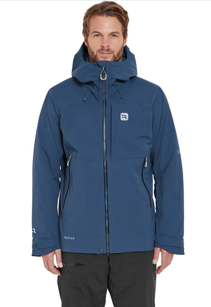 Куртка мужская горнолыжная мембранная Rab Khroma Diffract Jacket, Tempest Blue, L (RB QIP-37-TMB-LRG) - Фото 2 Куртка мужская горнолыжная мембранная Rab Khroma Diffract Jacket, Tempest Blue, L (RB QIP-37-TMB-LRG) - изображение 2