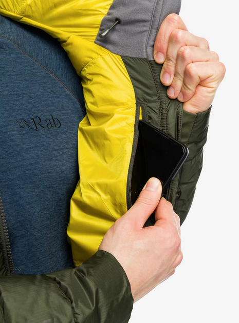 Куртка чоловіча зимова Rab Electron Pro Hoody, Army, S (RB QDB-81-ARM-SML) - зображення 5