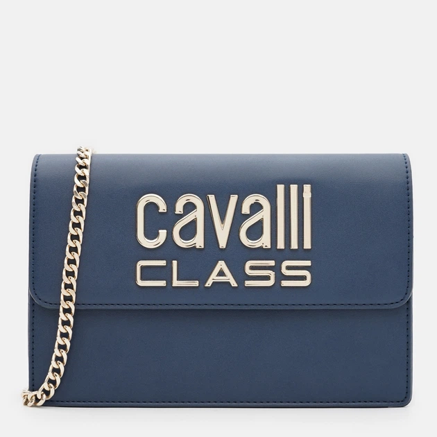 Сумка кросс-боди через плечо женская из искусственной кожи маленькая Cavalli Class Gemma CCHB00812500 Синяя (4894626255472) - Фото 1 Сумка кросс-боди через плечо женская из искусственной кожи маленькая Cavalli Class Gemma CCHB00812500 Синяя (4894626255472) - изображение 1