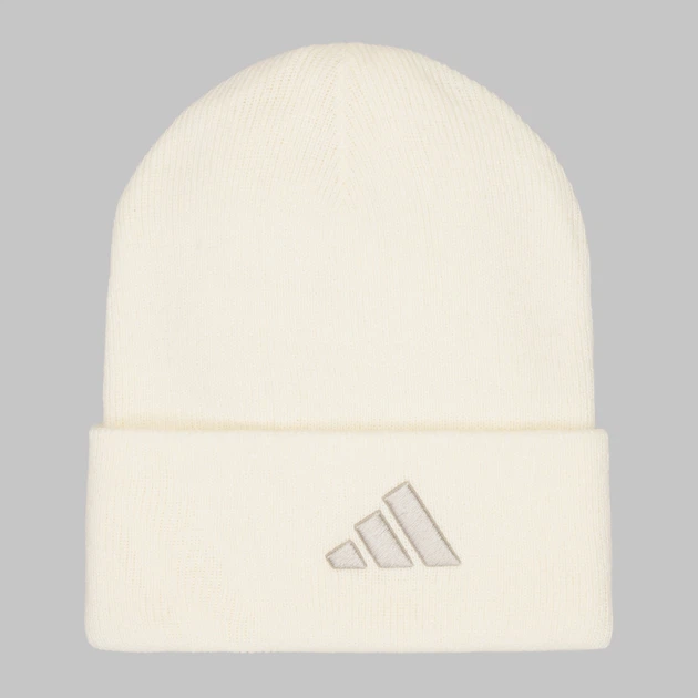 Шапка Adidas New Logo Beanie Cuff JX5745 OSFW 56 Cream White