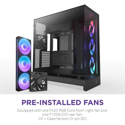 Корпус NZXT H9 Flow RGB Black (CM-H92FB-R1) - Фото 3 Корпус NZXT H9 Flow RGB Black (CM-H92FB-R1) - изображение 3