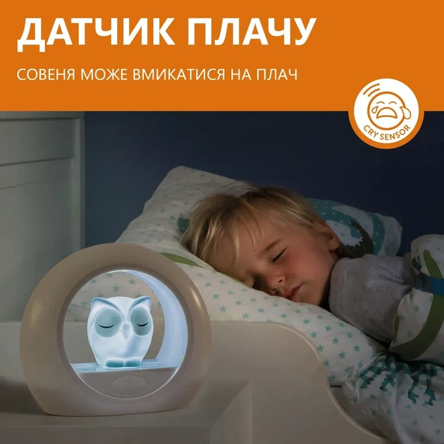 Ночник со звуковой активацией Zazu Lou Совенок Серый (ZA-LOU-01) - изображение 5