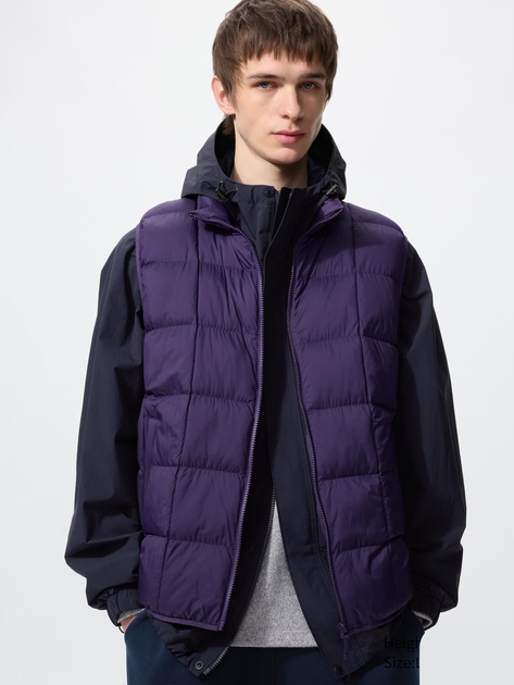 Жилетка Uniqlo розмір S фіолетова (77) (478270) - зображення 2