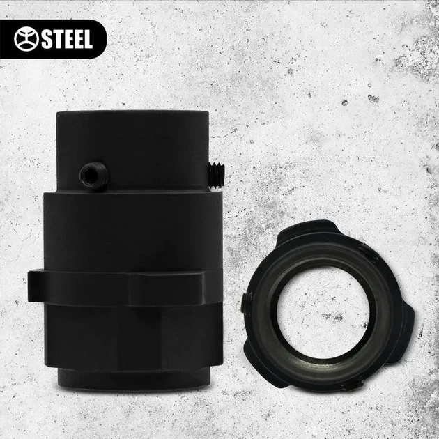 Глушник STEEL HORDE QD-T 7.62, різьба – 14×1L, швидкознімний титановий саундмодератор - зображення 5