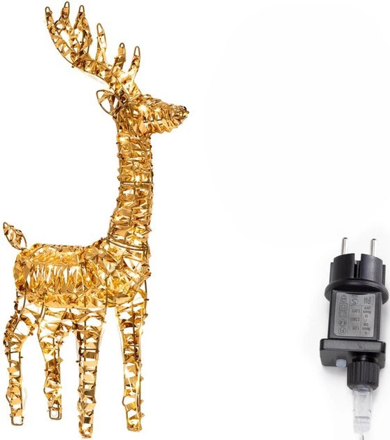 Світлова декорація Springos Олень 80 LED (5908455305303) - зображення 2