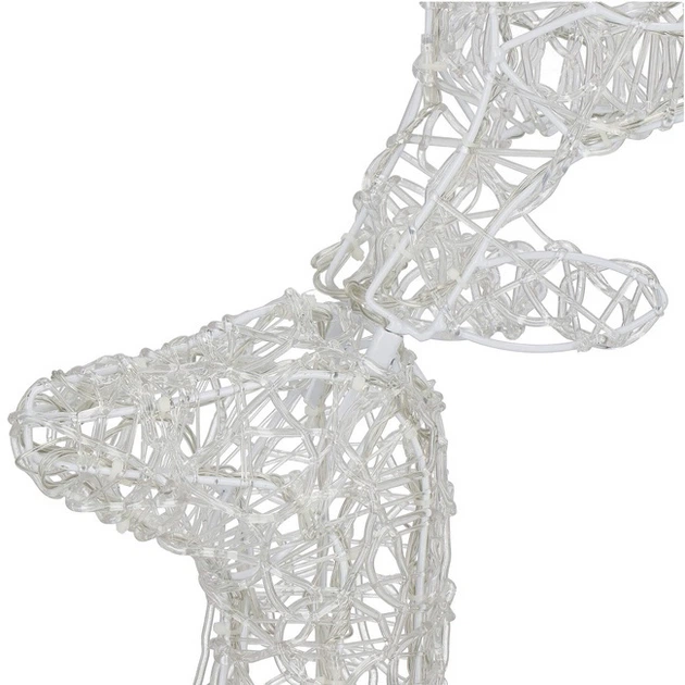 Ozdoba świetlna Springos Renifer 130 LED (5907719465265) - obraz 2